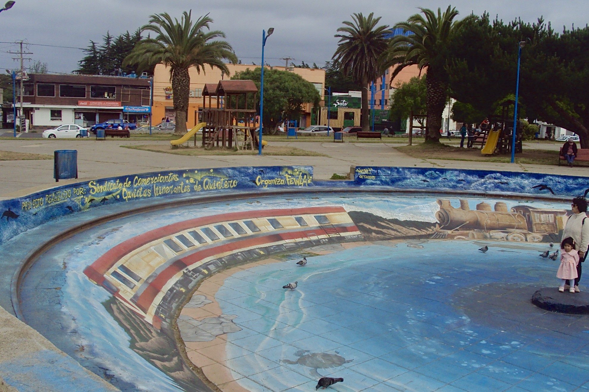 Plaza de la comuna de Quintero
